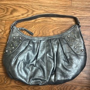 Grey Bejewled Apartment 9 Purse Never Used